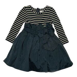 Next Co Striped Gold Tutu Dress